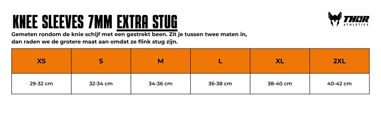 Knäskydd 7mm | Extra styvt | Svart