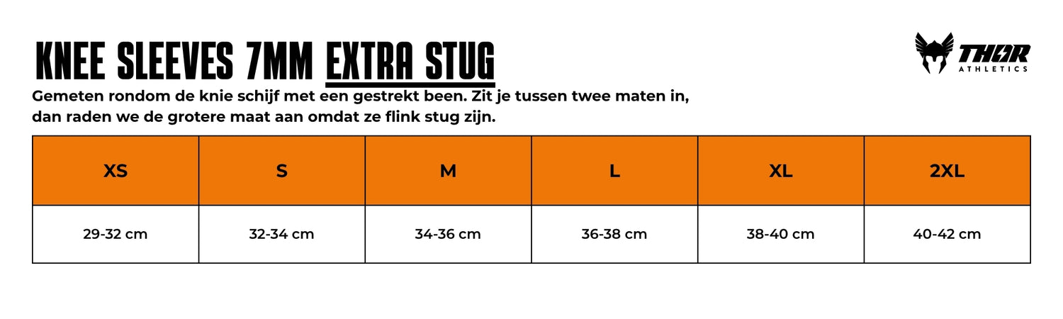 Knäskydd 7mm | Extra styvt | Svart